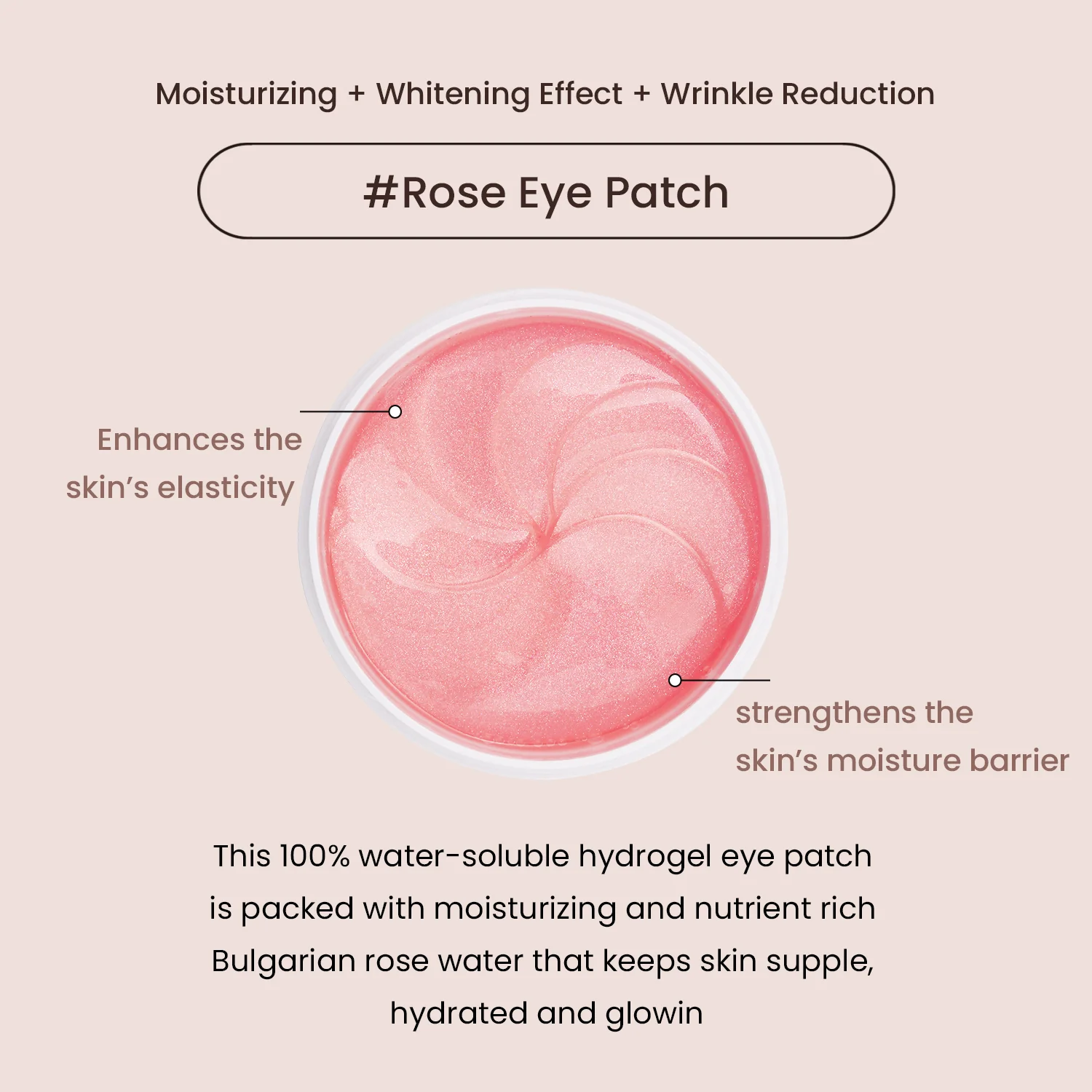 Heimish - Bulgarian Rose Water Hydrogel Eye Patch 60Pcs